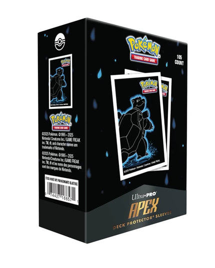 Pokémon Blastoise APEX Deck Protector Sleeves (105)