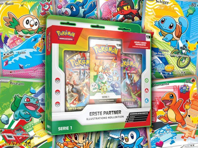 Pokemon Erste Partner - Illustration Kollektion DE