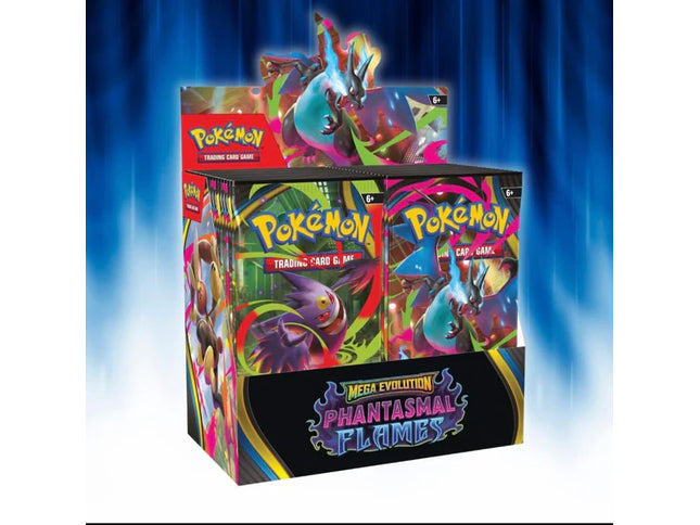 Mega Flammes Fantasmagoriques Flames ME02 Booster Display Französisch